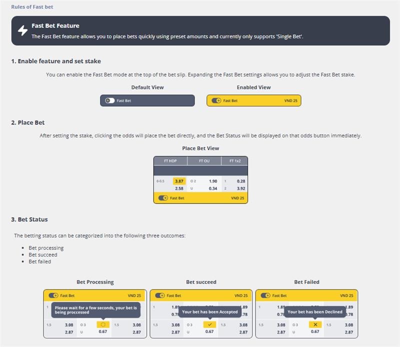 M88's mSports Fast Bet offers user-friendly features to ensure clear processing of players' repeated bets any time.