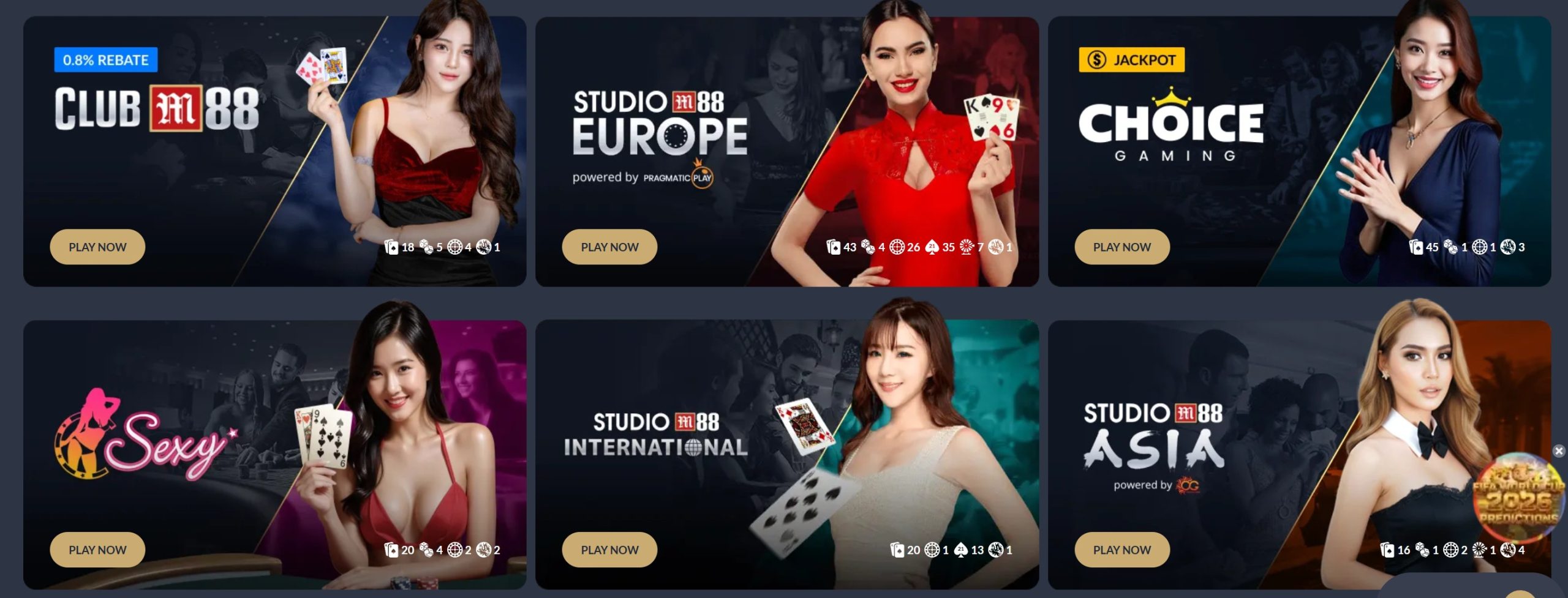 Live Casino Products